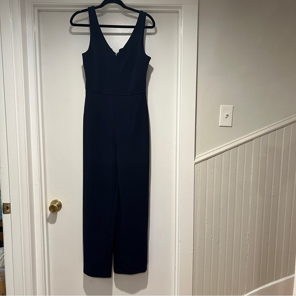 ROW A Navy Blue Jumpsuit - Picture 1 of 6